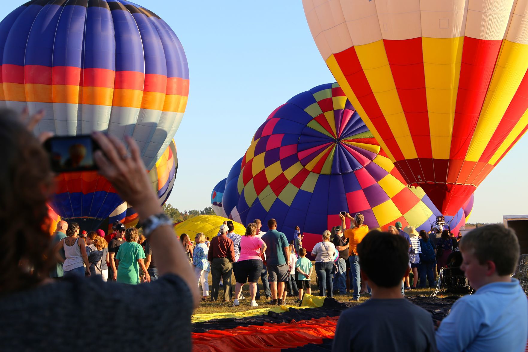Adirondack Balloon Festival, Saturday night